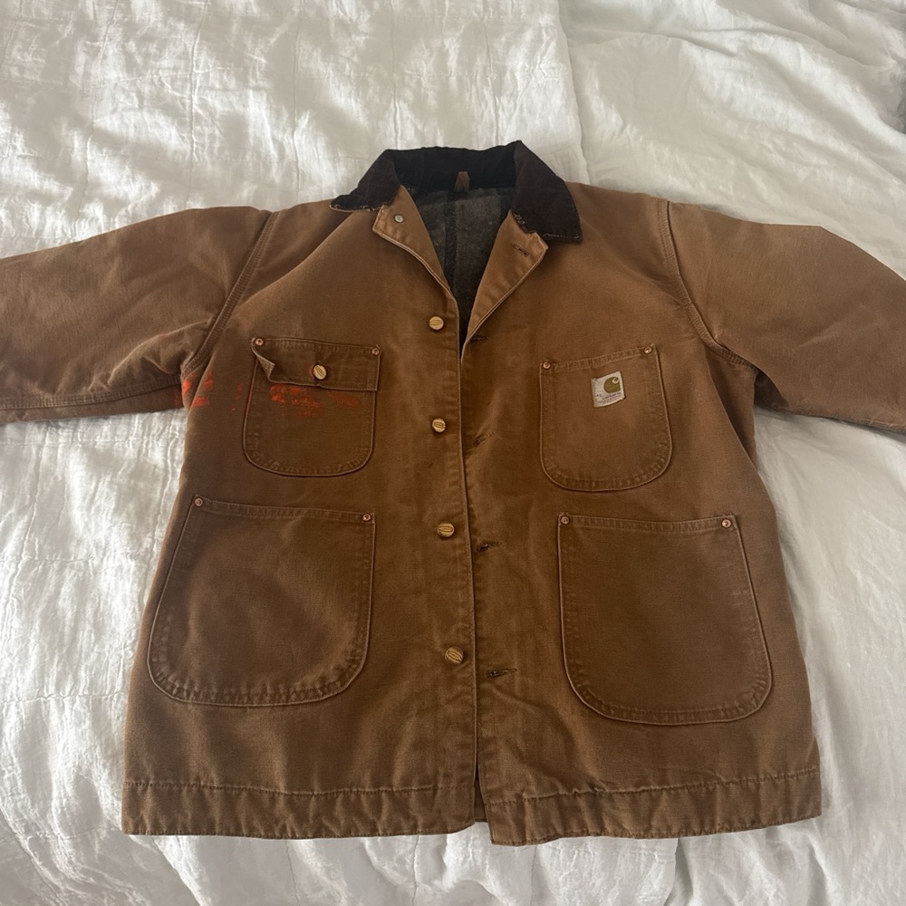 Vintage Carhartt Brown Men's Work Jacket